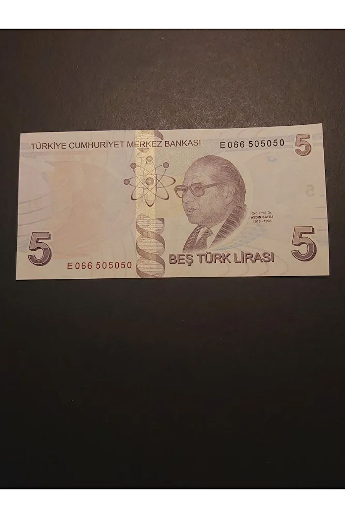 Escoines Koleksiyon 39963680eae6c1c5cb 5TL ÇÇT+ güzel numara TC kağıt para