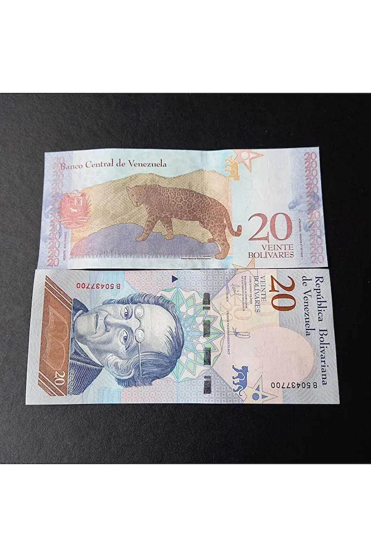 Escoines Koleksiyon 39963682a2fef87aef Venezuela 20 bolivar ÇİL Eski Kağıt Para