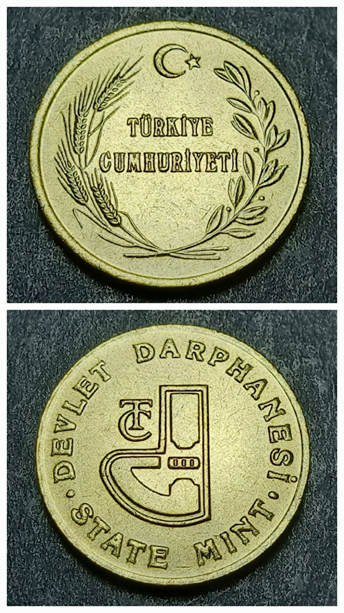 Escoines Koleksiyon 39963683a414281191 Darphane Tedavül Setinden Tarihsiz Darphane jetonu