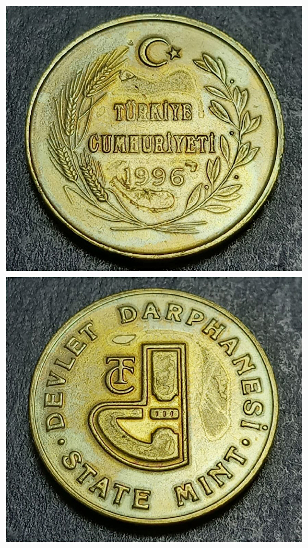 Escoines Koleksiyon 399636856fef565a4f Darphane Setinden Çıkma 1996 Darphane jetonu