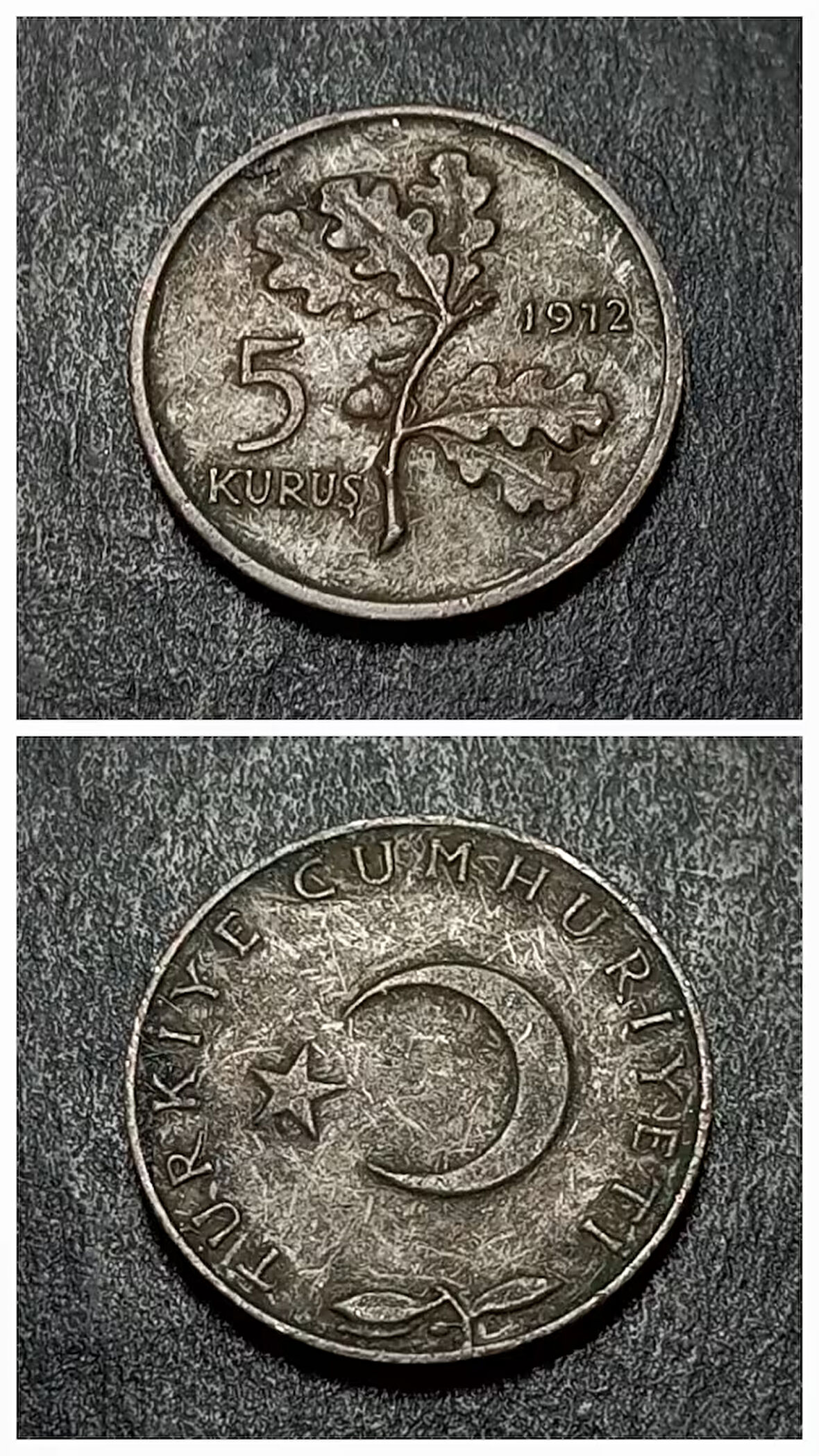 Escoines 399636873436fbd870 1972 5 Kuruş Bronz Para