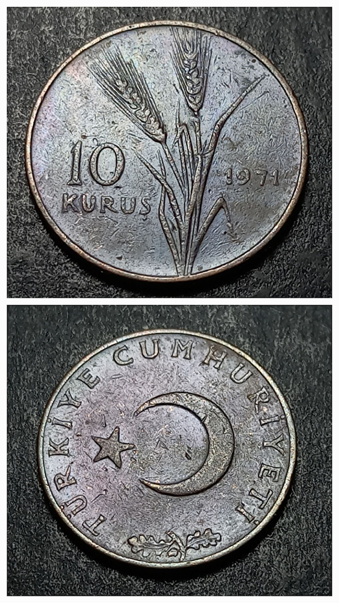 Escoines Koleksiyon 39963687343ea80284 10 Kuruş 1971 Eski Madeni Para