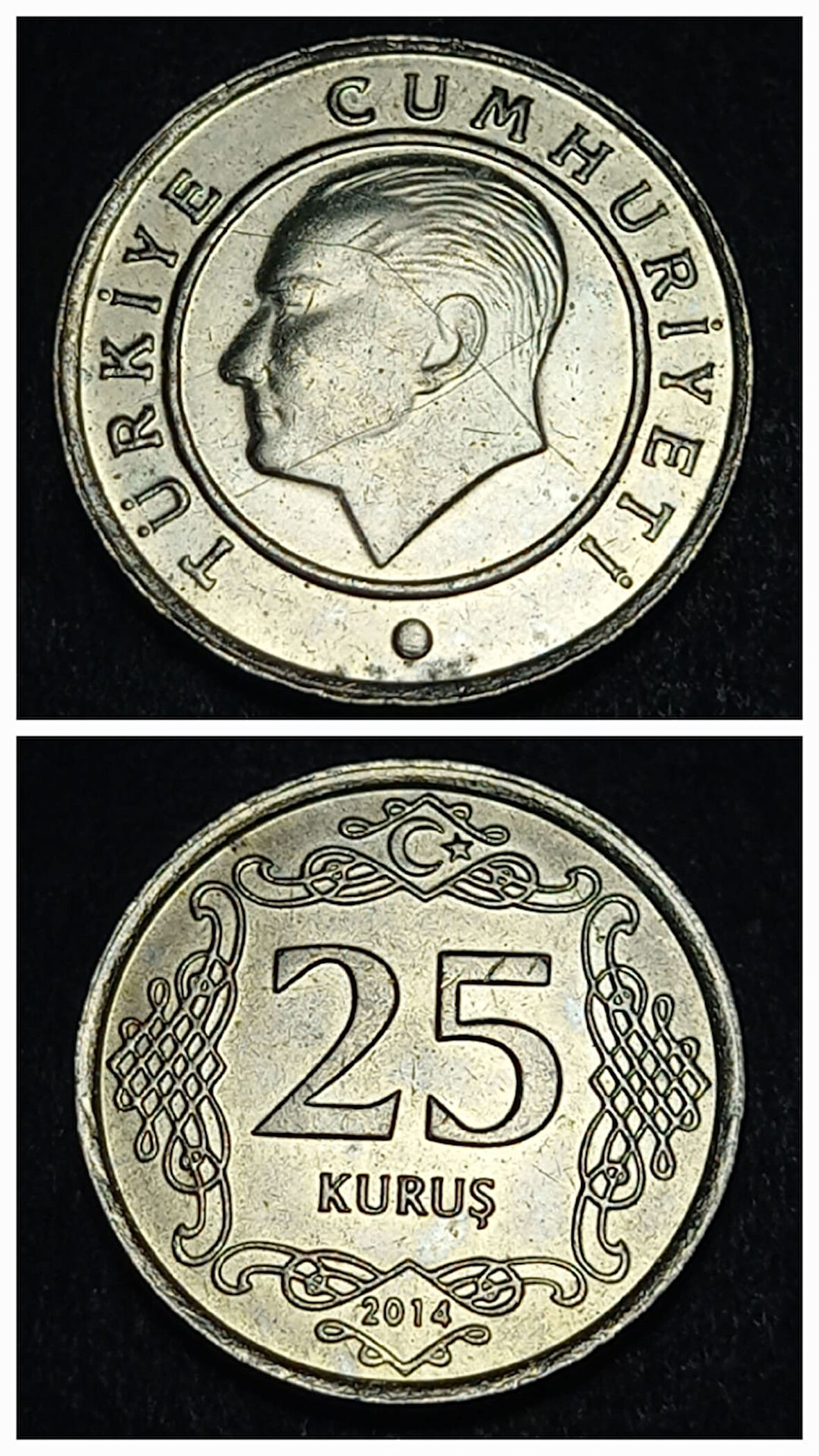 Escoines 39963688b4acf42fa2 2014 25kuruş Para