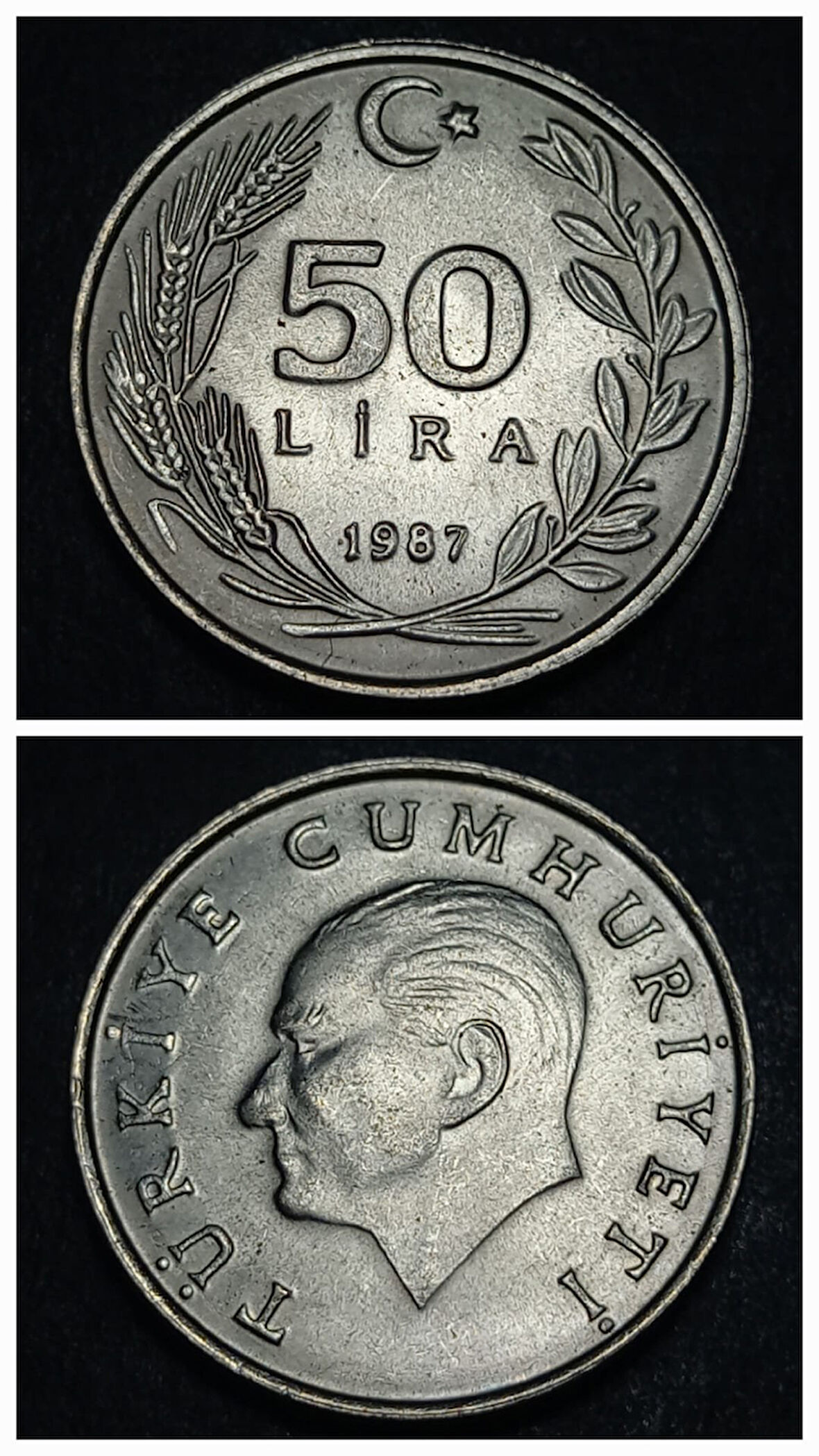 Escoines 39963688b54d01ac80 1987 50Lira çil Para