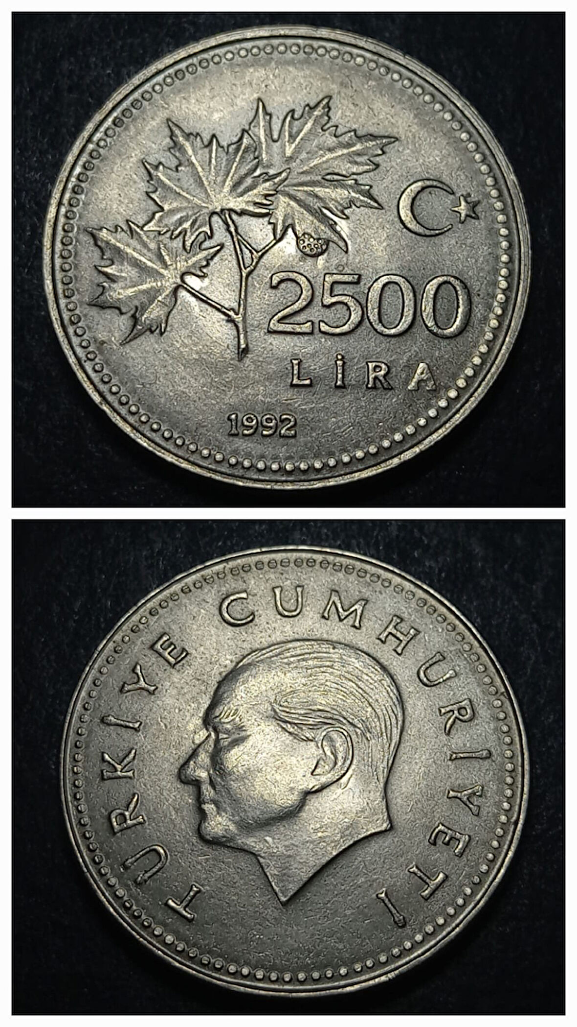 Escoines 39963688b5e7191205 1992 2500 Lira ççt+ Para