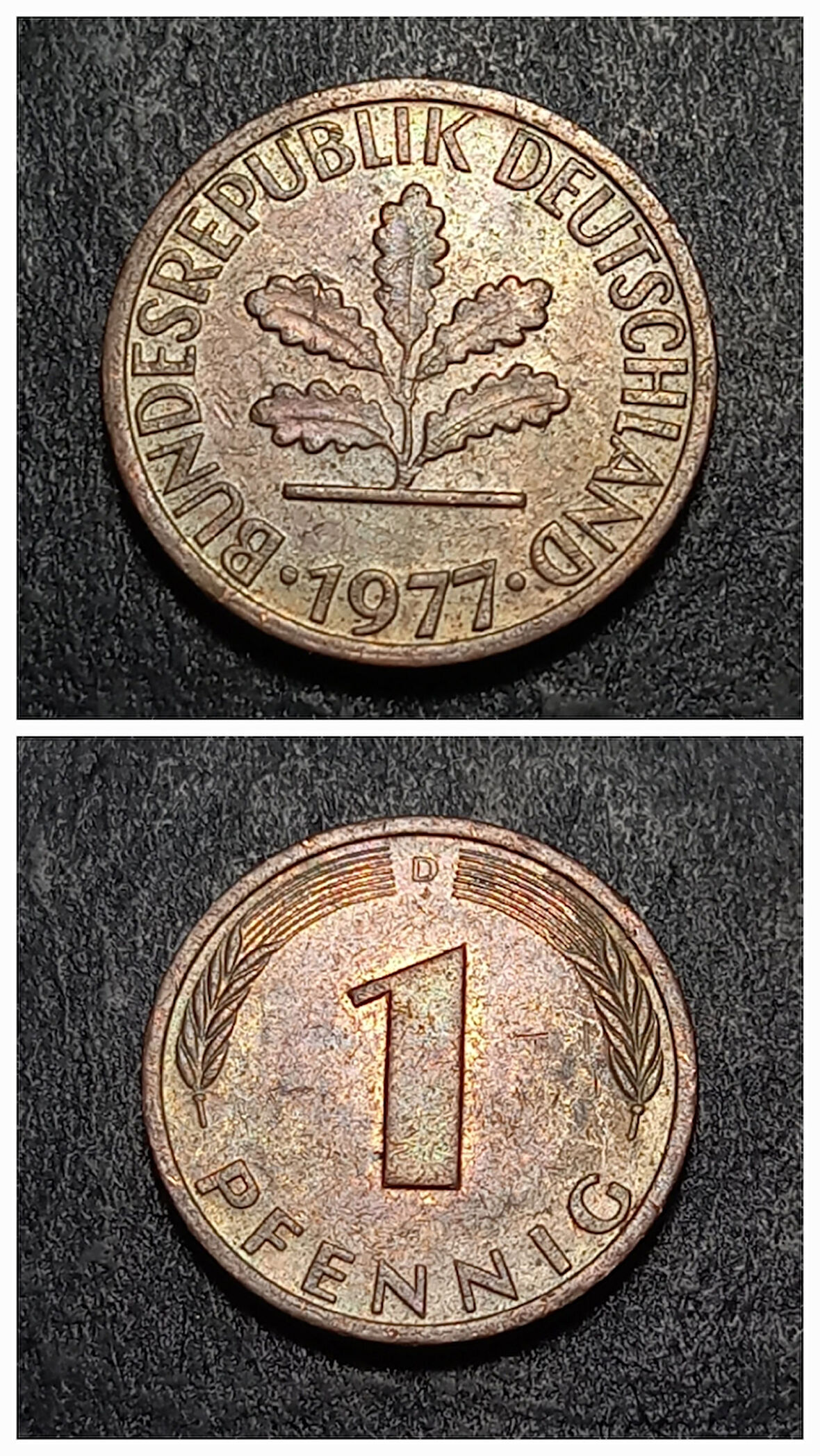 Escoines 3996368a90bfd5850f 1977 D Almanya 1 pfennıg çil para