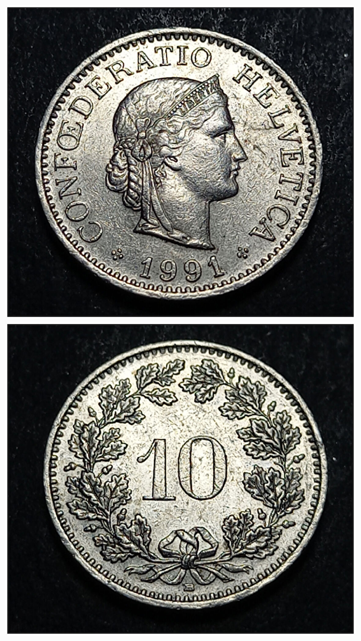 Escoines Koleksiyon 3996368dda9f8d791d 1991 İsviçre 10 Rappen ÇA/ÇİL Madeni Para