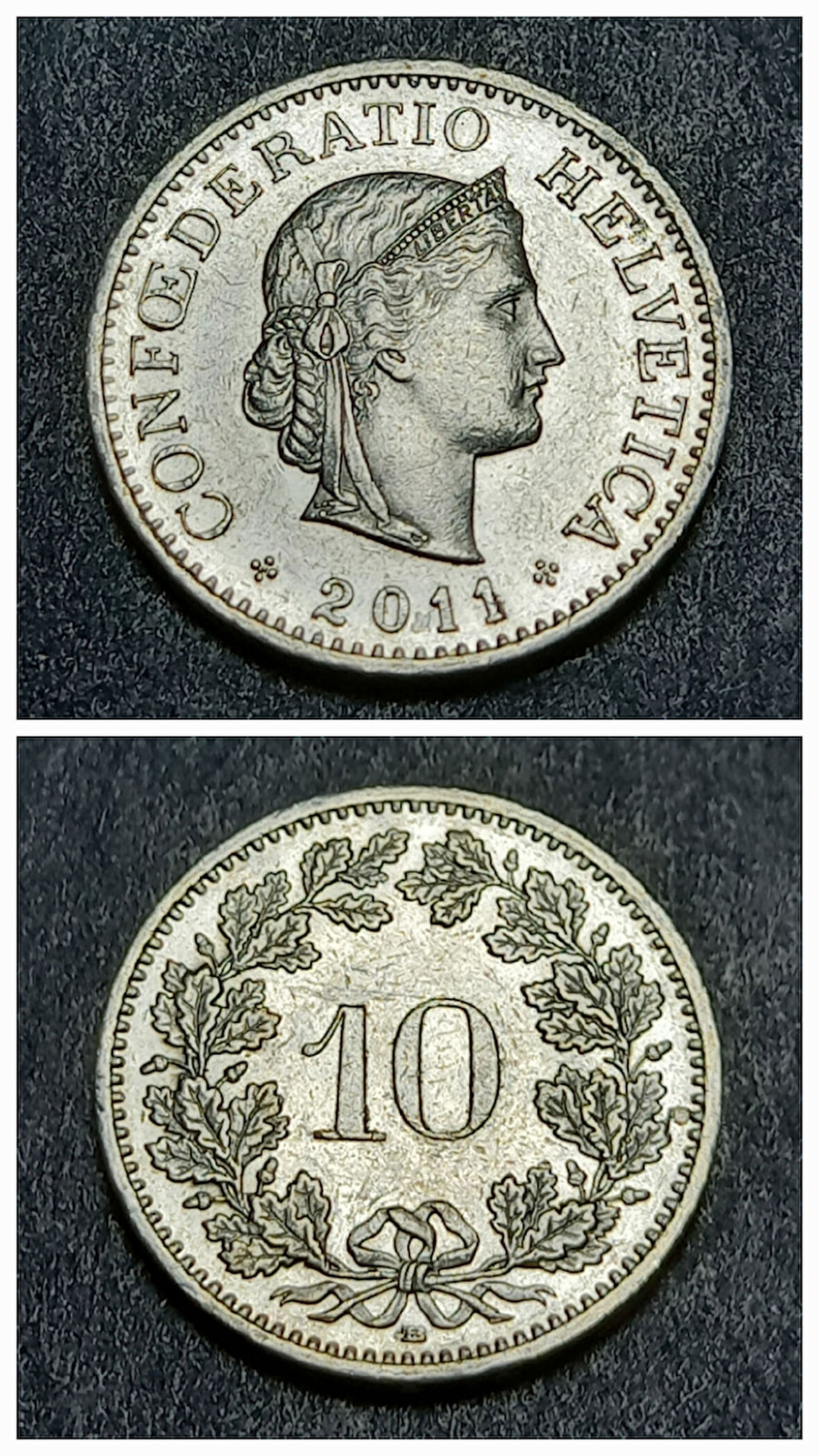 Escoines Koleksiyon 3996368ddadae51694 2011 İsviçre 10 Rappen ÇİL eski yabancı madeni para