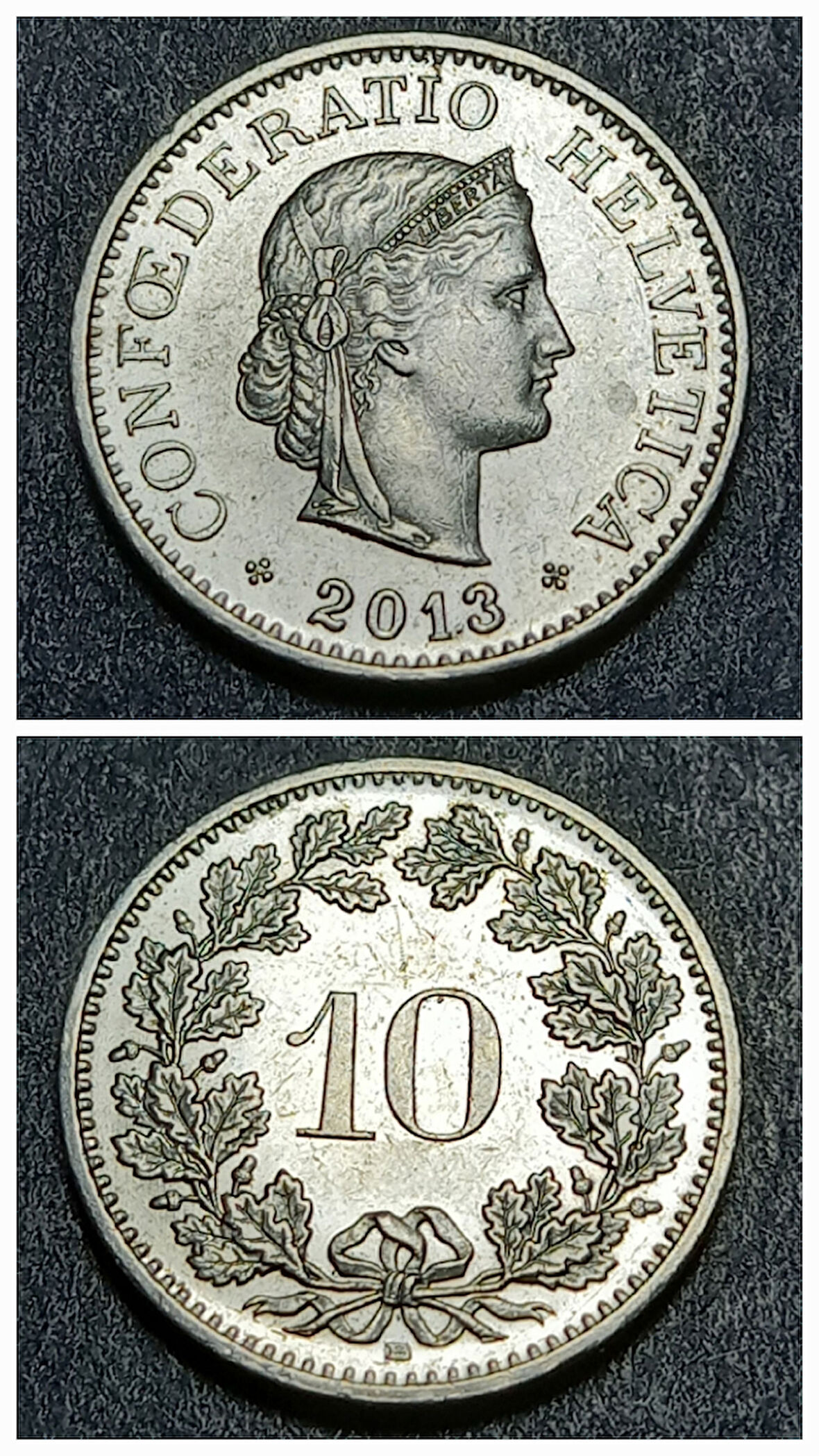 Escoines Koleksiyon 3996368ddae8457cef 2013 İsviçre 10 Rappen ÇİL eski yabancı madeni para