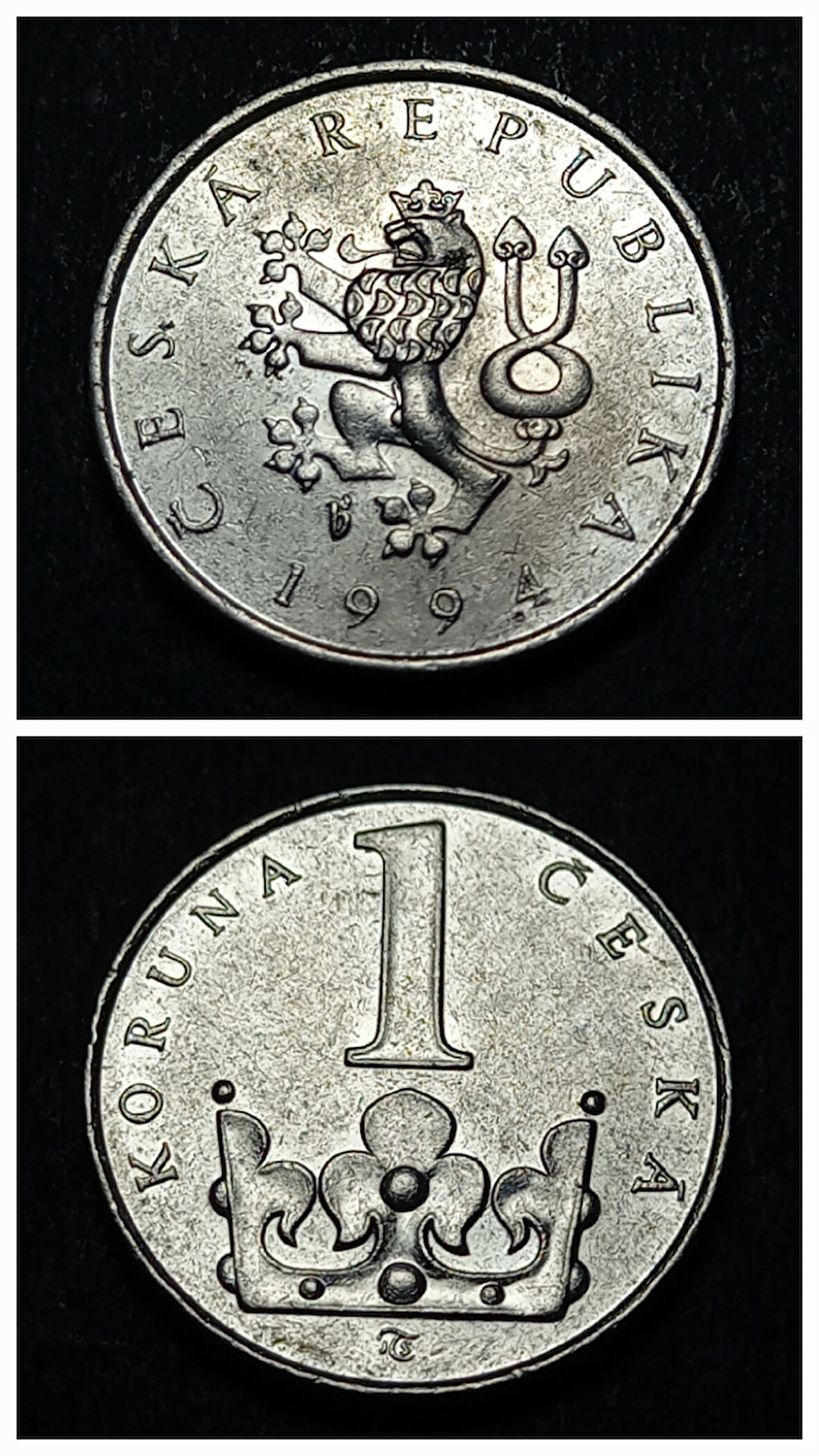 Escoines Koleksiyon 3996368f3d388831dc 1994 Çek 1 koruna 1Korun ÇA/ÇİL eski yabancı madeni para