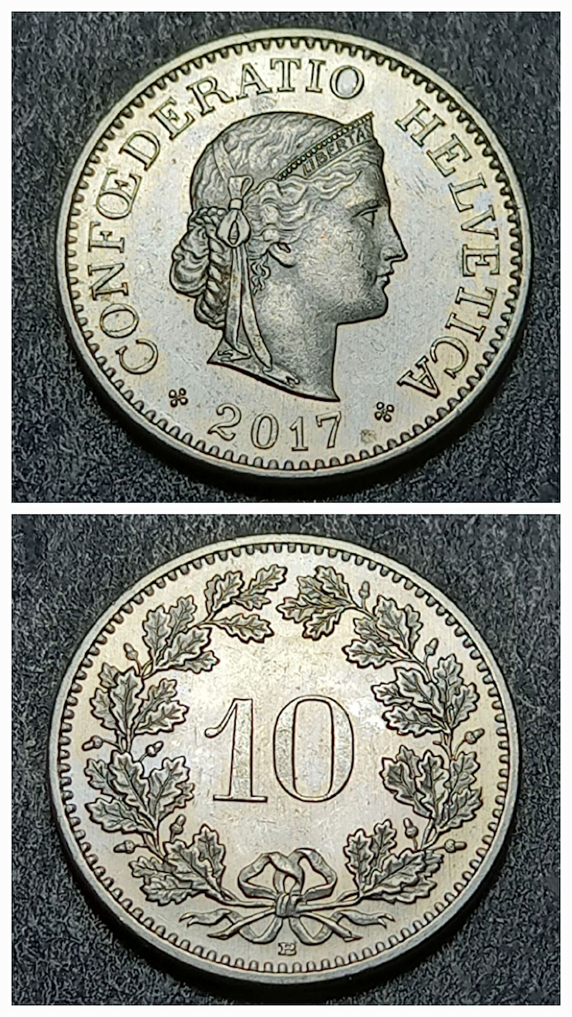 Escoines Koleksiyon 3996368f3e0358ca8e 2017 İsviçre 10Rappen B ÇİL eski yabancı madeni para