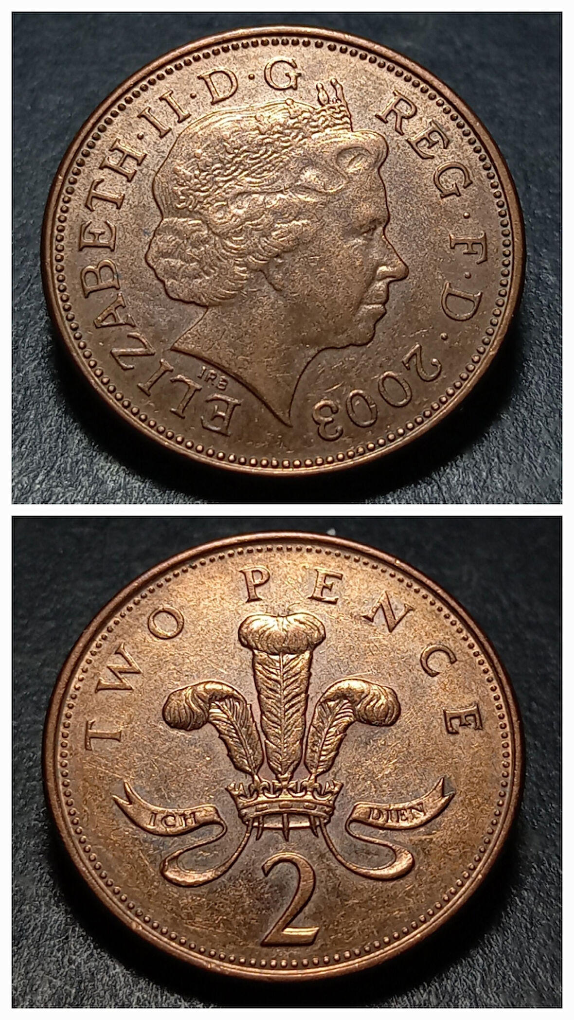 Escoines Koleksiyon 3996368f4195cded4f 2003 two pence CA eski yabancı madeni para