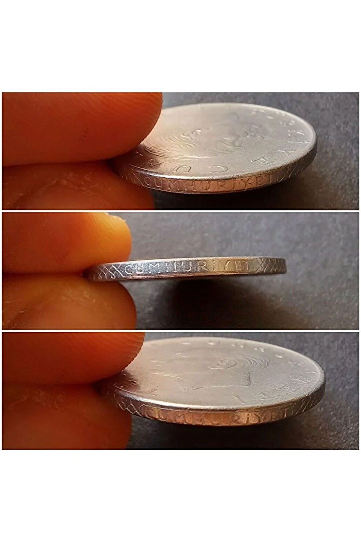 Escoines Koleksiyon 3996368f56ec43b5a5 1975 cum-cum 1 Lira ÇT/ÇÇT hatalı erör eski madeni para