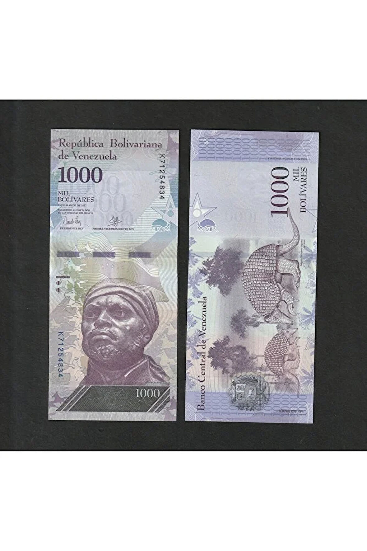 Escoines 3996368f812f26b728 2017 Venezuela 1000Bolivar Çil