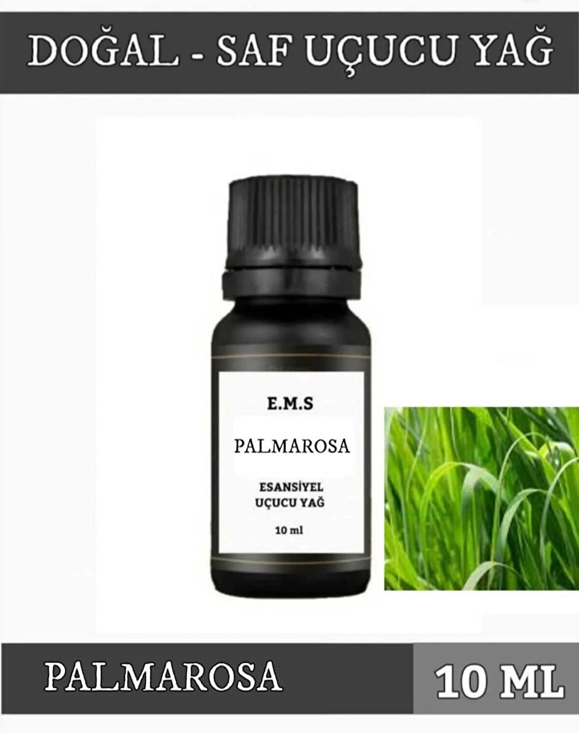 PALMAROSA Uçucu Yağ Buhurdanlık Esansı Oda Kokusu DİFÜZÖR Uçucu Esansiyel Yağ Buhur Yağı 10 ML PALMAROSA YAĞI.