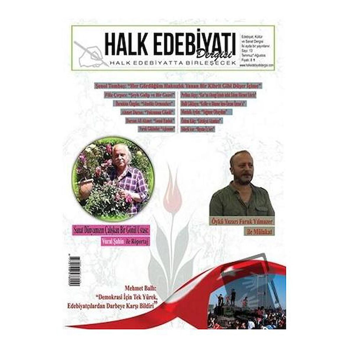 Halk Edebiyatı Dergisi Sayı: 13 Temmuz-Ağustos 2016