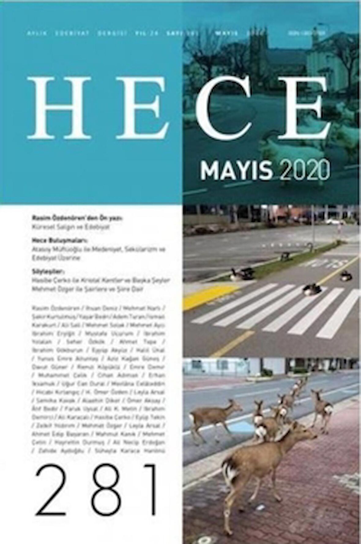 Hece Aylık Edebiyat Dergisi Sayı: 281 Mayıs 2020