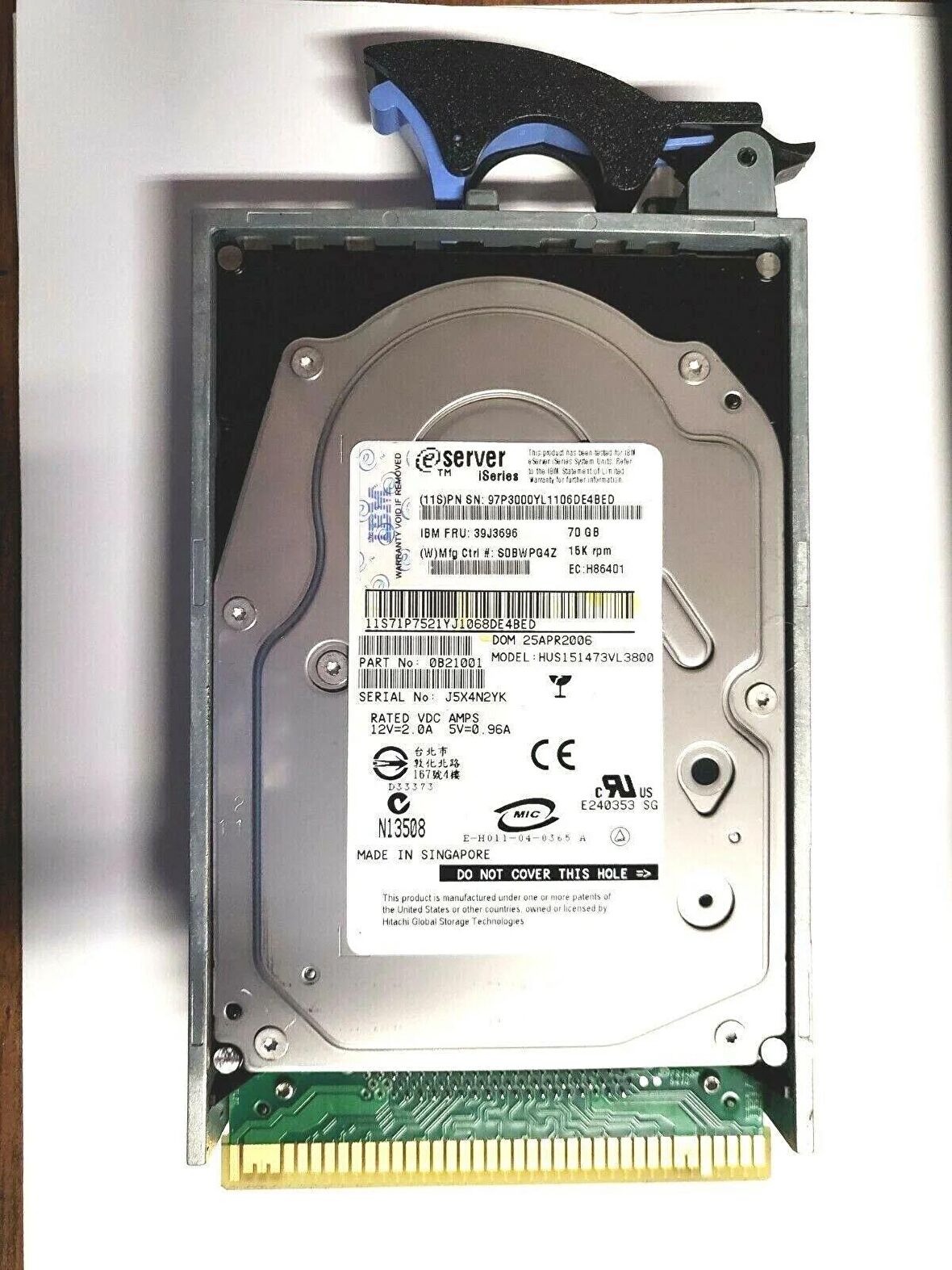 IBM  70GB 15K 80PIN HARD DRIVE 