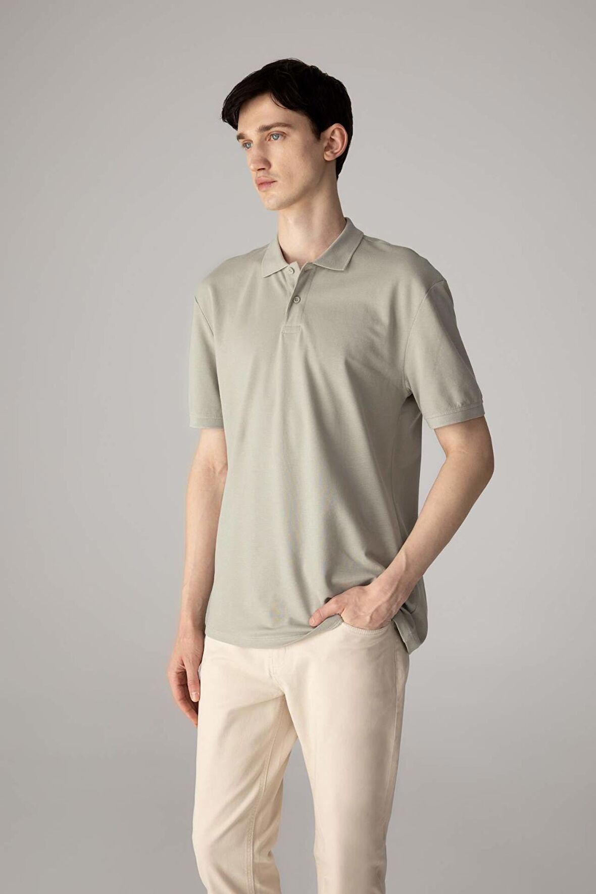 DeFacto Regular Fit Kısa Kollu Basic Düz Pike Kumaş Polo Tişört C1293AX24SPKH478