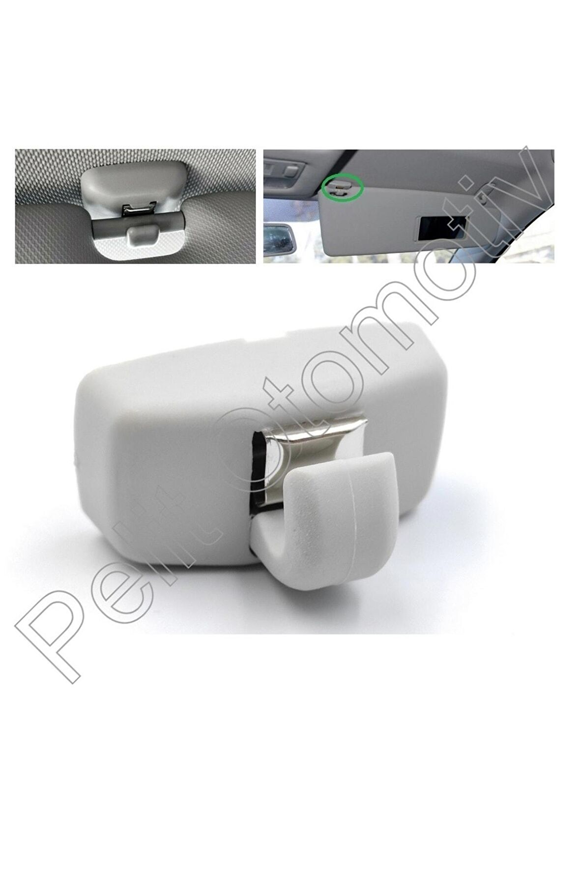 Leon (2000-2013) Güneşlik Tutucu Klipsi Gri 3b0857561b