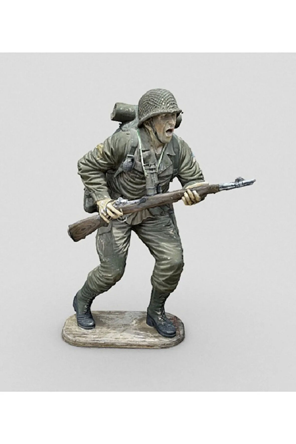 Diorama Savaşçı Asker biblo minyatür 20cm