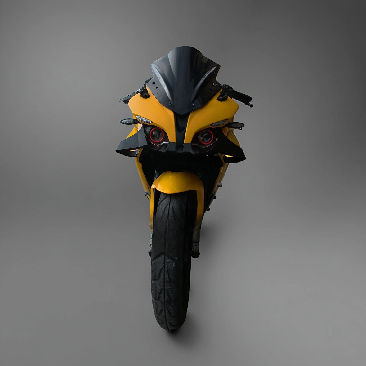  Bajaj Pulsar RS 200 Uyumlu Sportif Ön Kanat / Winglet Seti 