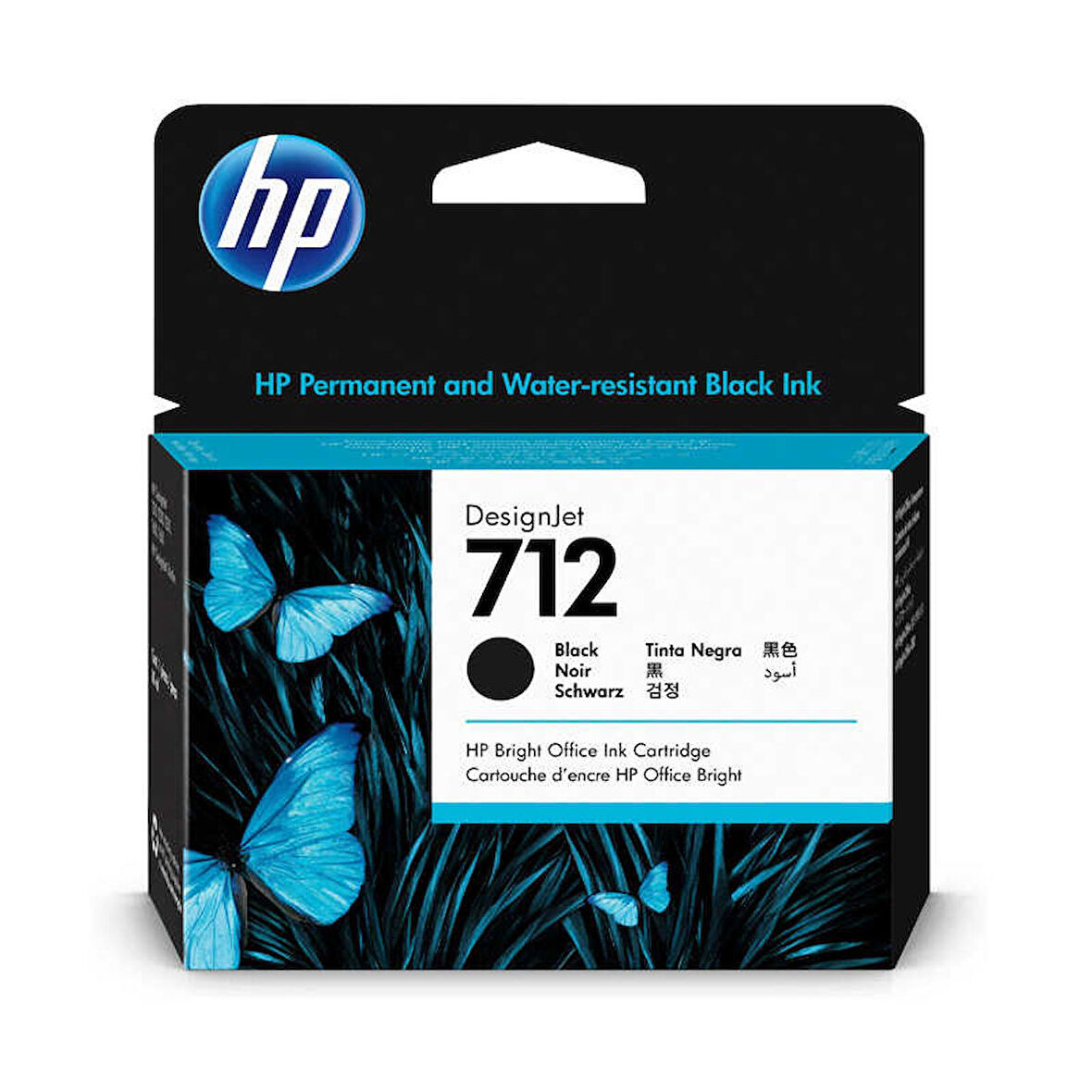Hp 712-3ED71A Siyah Orjinal Kartuş Yüksek Kapasiteli