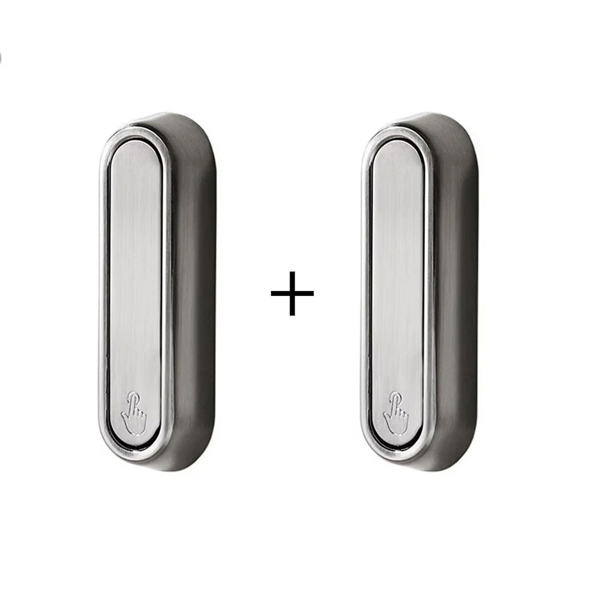 Microcase Çinko Kaplama Bas Açıl Pratik Askılık Anahtar Şapka Eşya Havlu vb Askılık - GÜMÜŞ AL5182 2 ADET