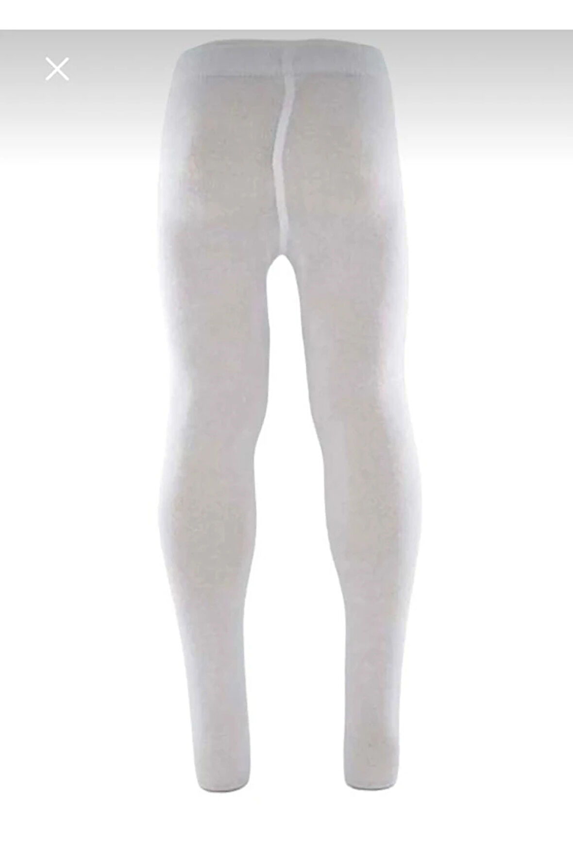 Ekinoks Koton %100 Pamuk 3 adet Beyaz Kilotlu Çocuk Çorabı 0-14 Yaş 100-B