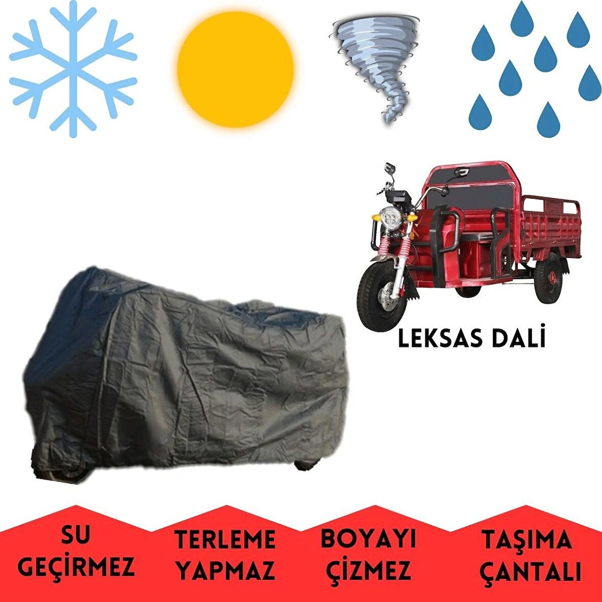 Leksas Dali Kasalı Motor Brandası Su Geçirmez