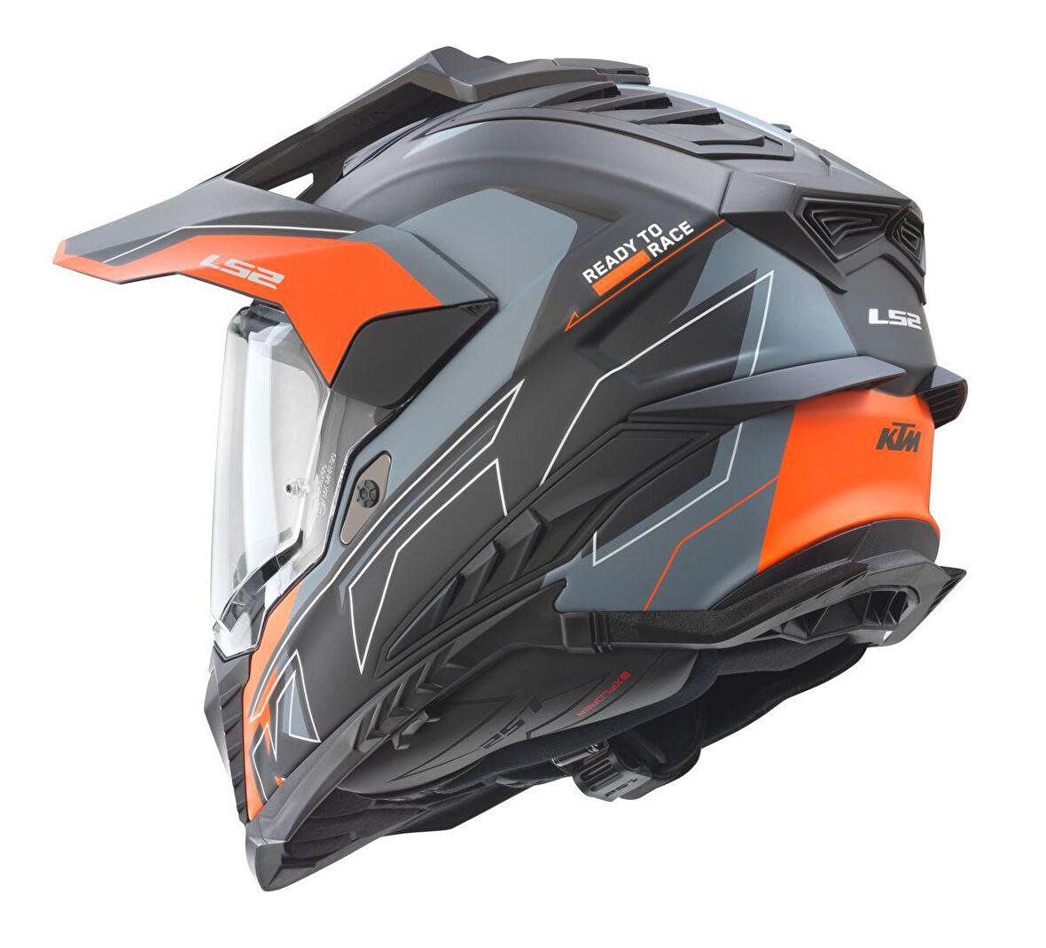 KTM LS2 EXPLORER HELMET FULL FACE TEREKLİ KASK