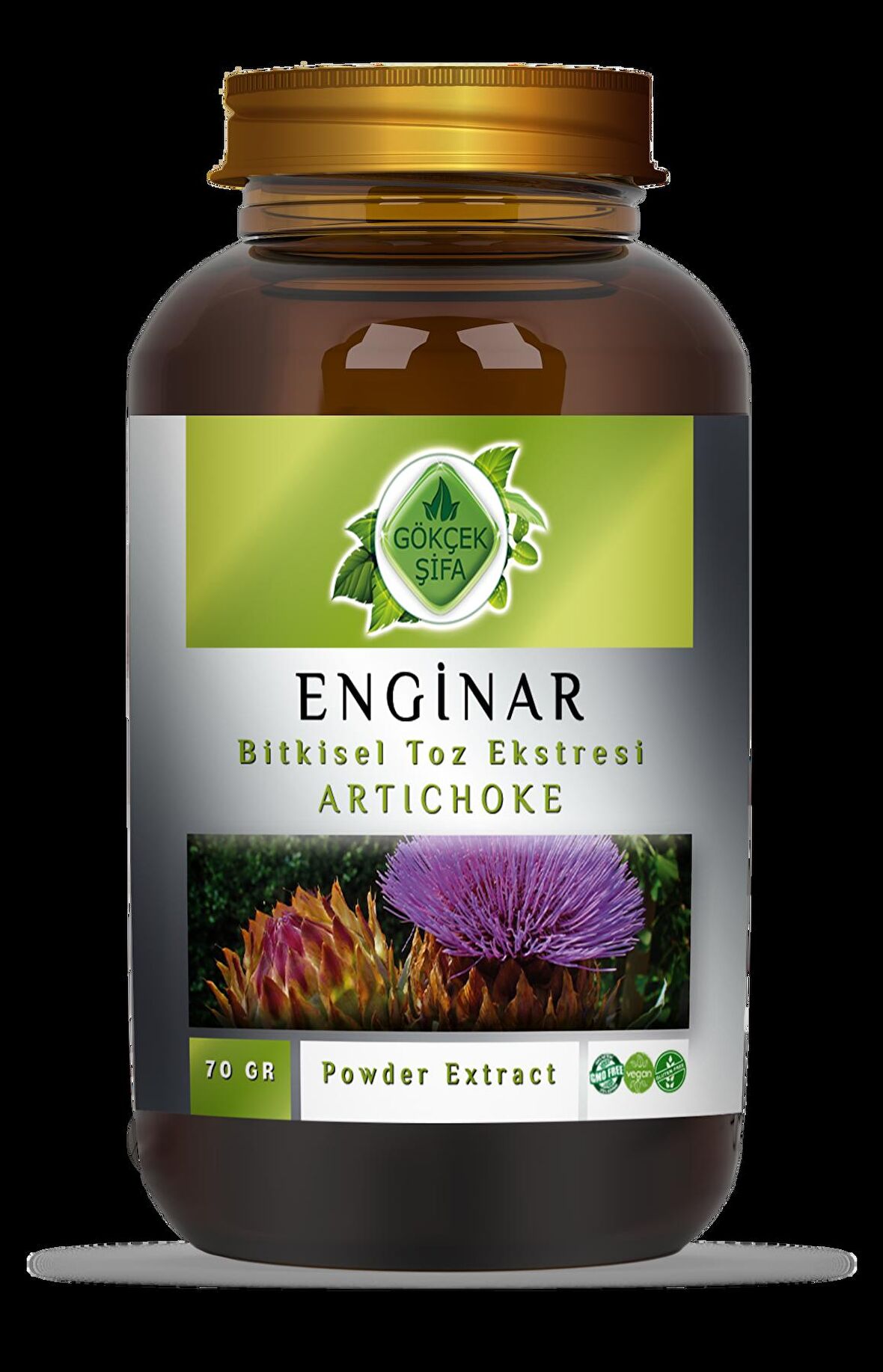 Enginar Toz Ekstresi 70 gr. Cam Kavanoz