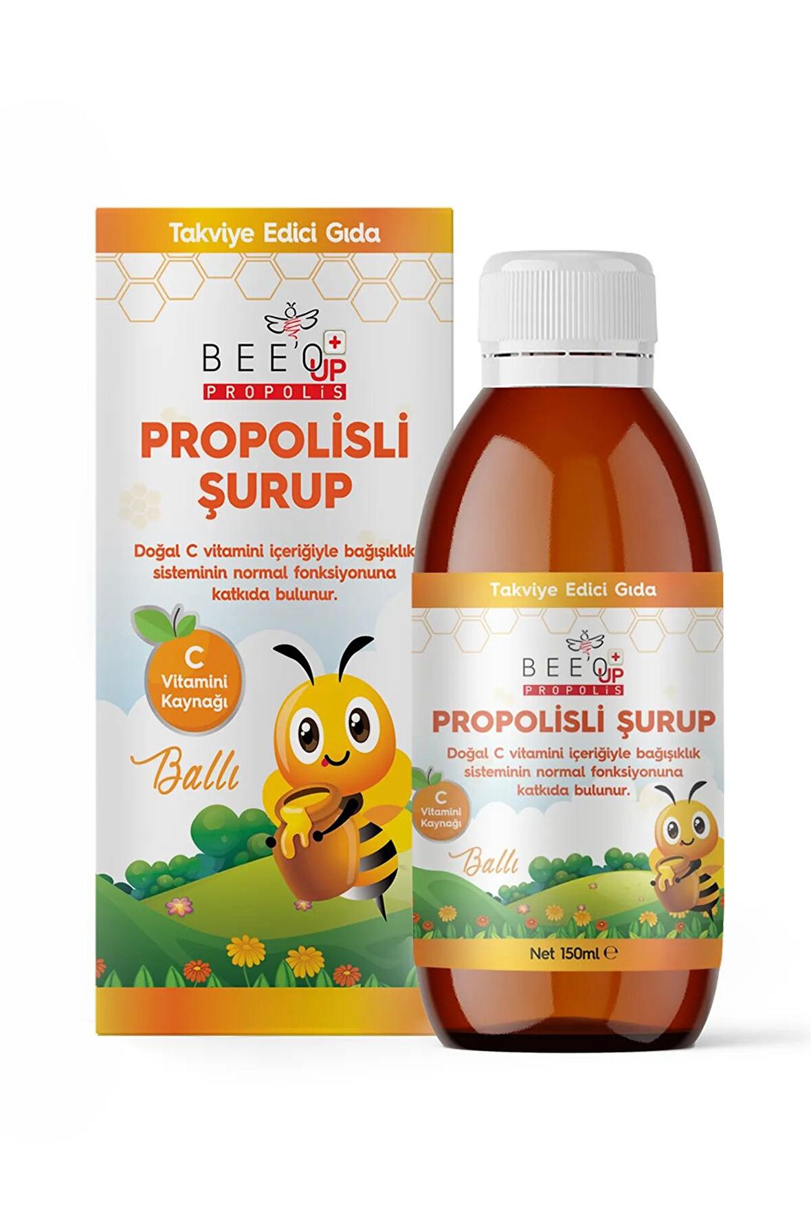 Bee'O Up Propolisli Ballı Şurup 150 ml