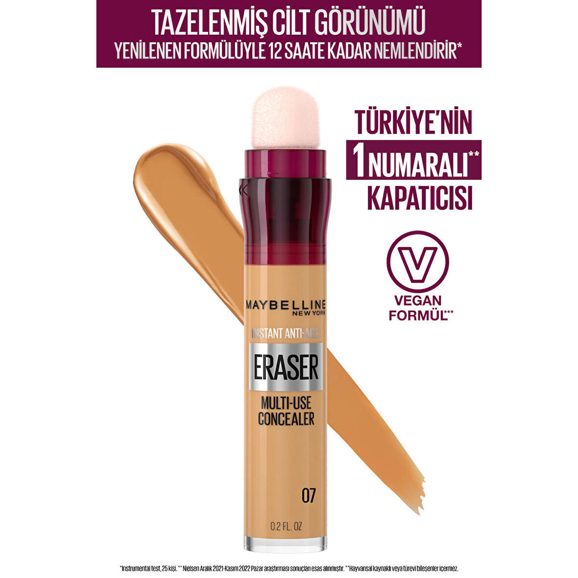 Maybelline New York Instant Anti Age Eraser Kapatıcı - 07 Sand