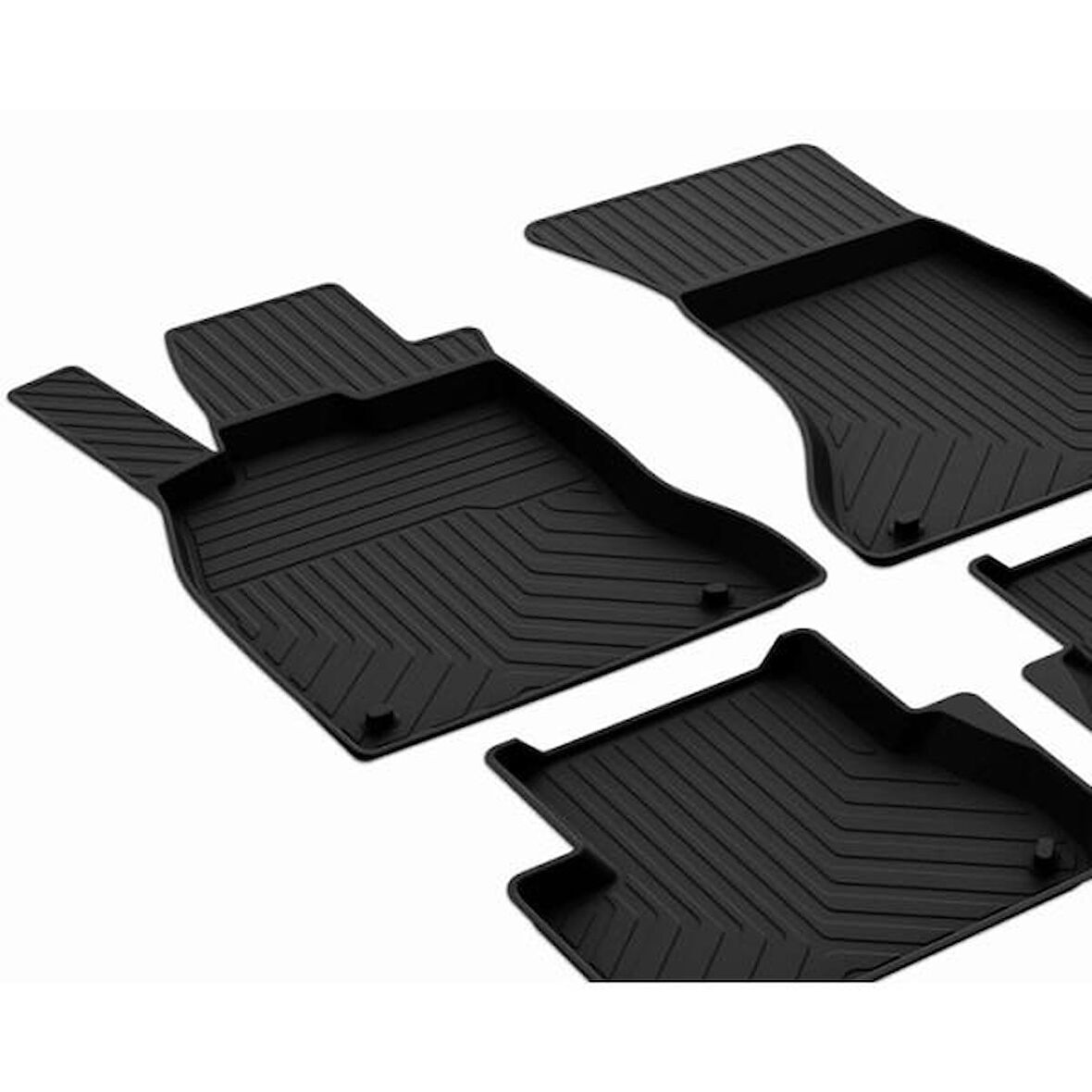 Skoda Octavia 1  Ferrous 4D Havuzlu Kauçuk Paspas 1996 2004