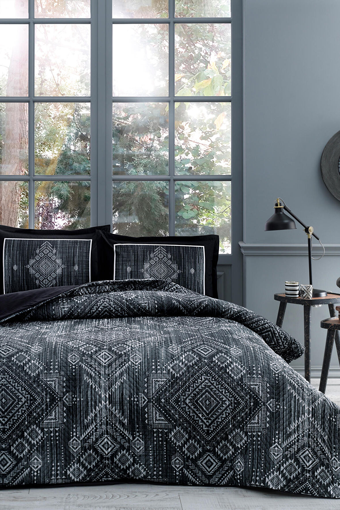 Özdilek Tek Kişilik Kapitone Nevresim Takımı Boucle Gri