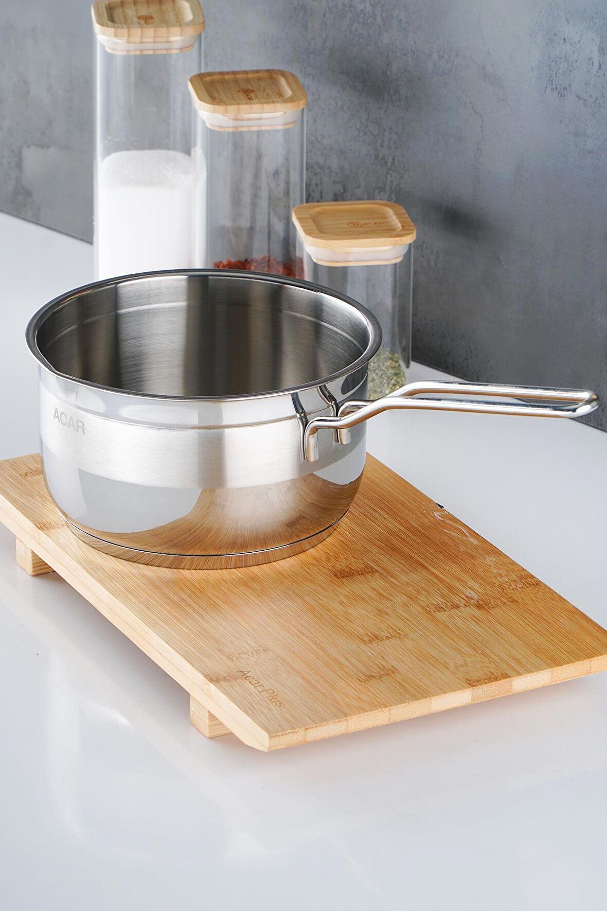 Acar Karat 16 cm Mini Derin Çelik Kaçerola/Sos Tavası 16473