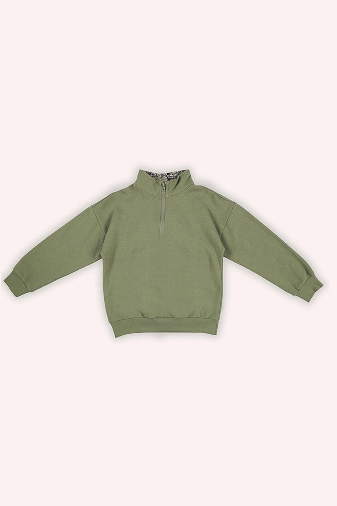 Erkek Çocuk Çanta Detaylı Sweatshirt Lacivert