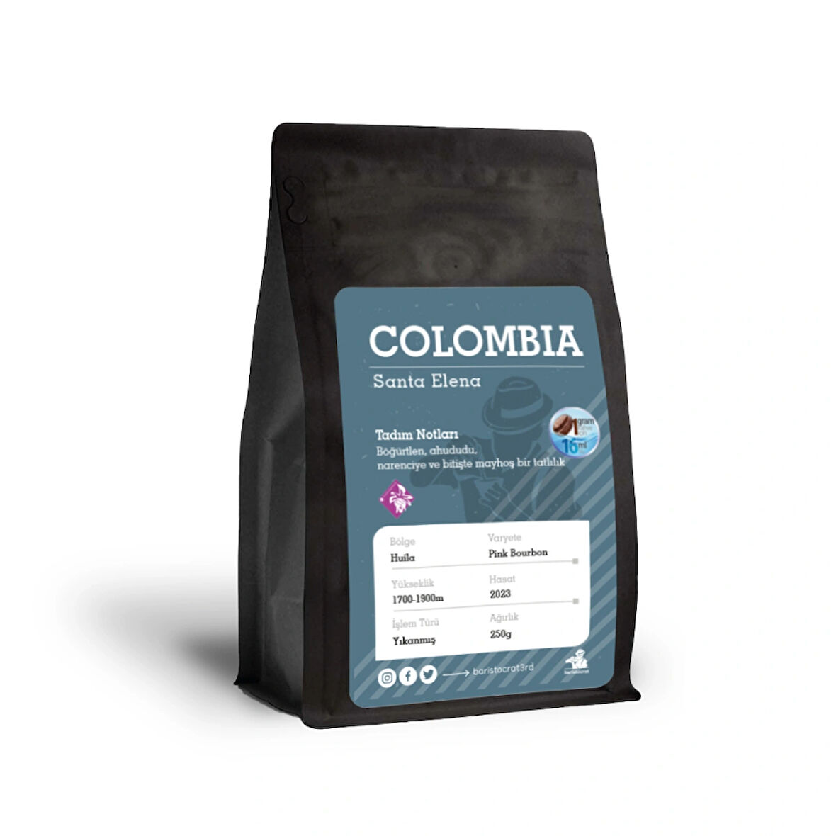 Colombia Finca Santa Elena -filtre kahve- 250 gr