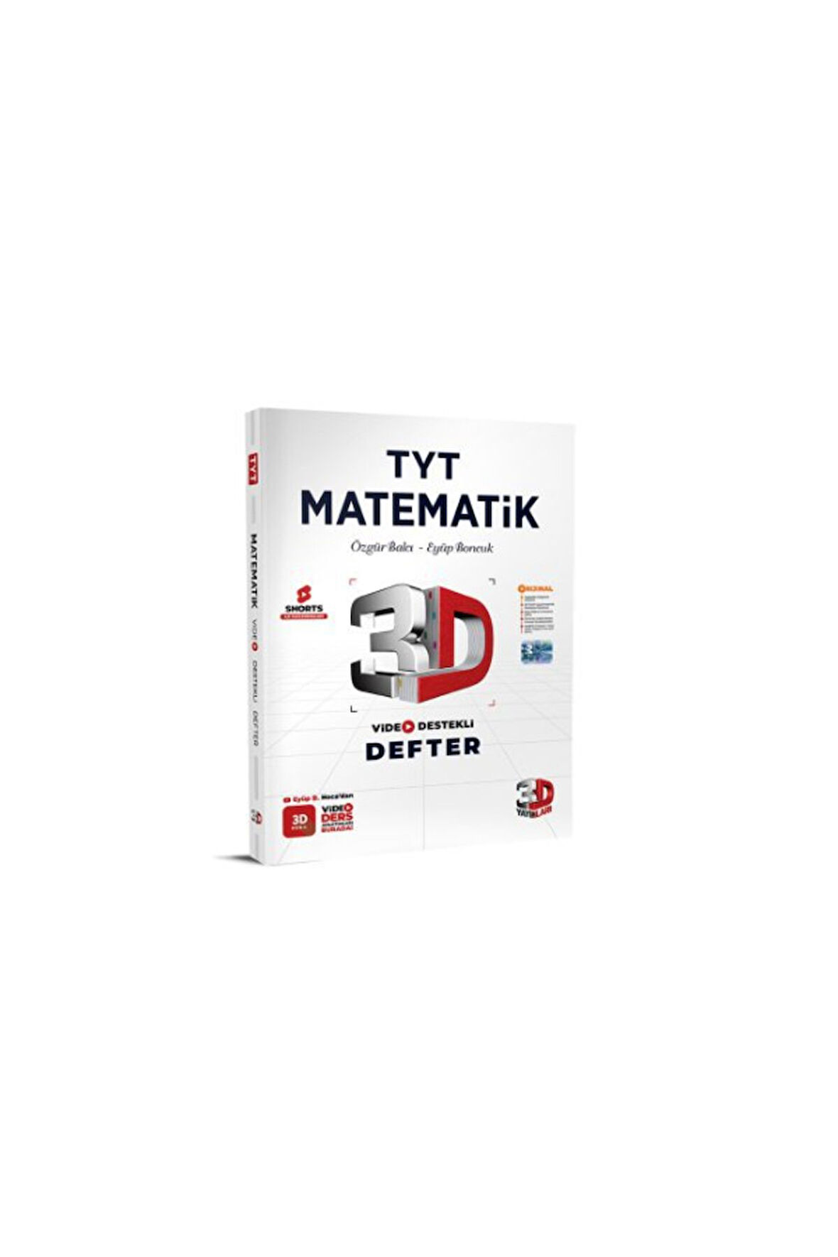2025 TYT 3D Matematik Video Destekli Defter Fenomen Seçimi Ayraç Hediyeli