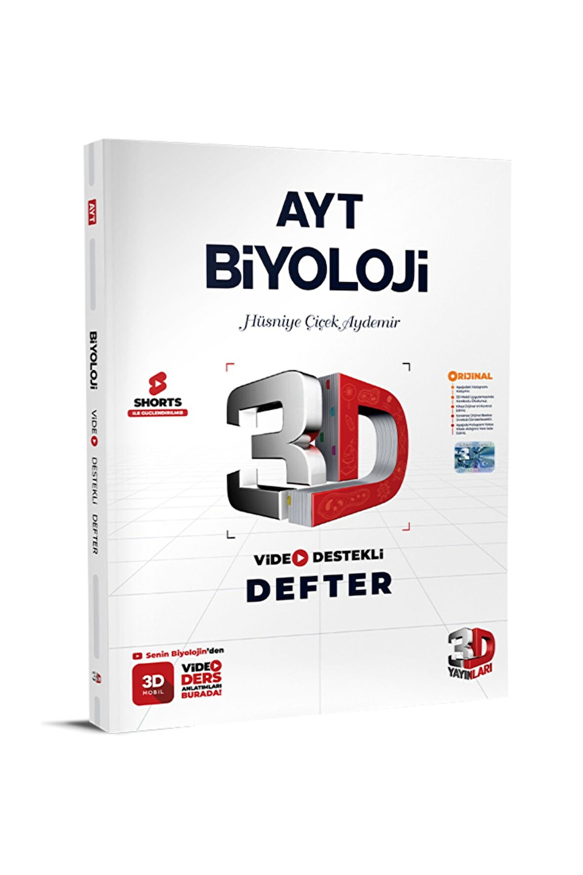 3d Ayt Biyoloji Defter Video Destekli