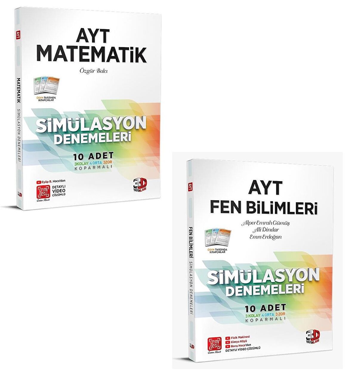 3D Yayınları Ayt Matematik + Fen Bilimleri Deneme Seti 2023