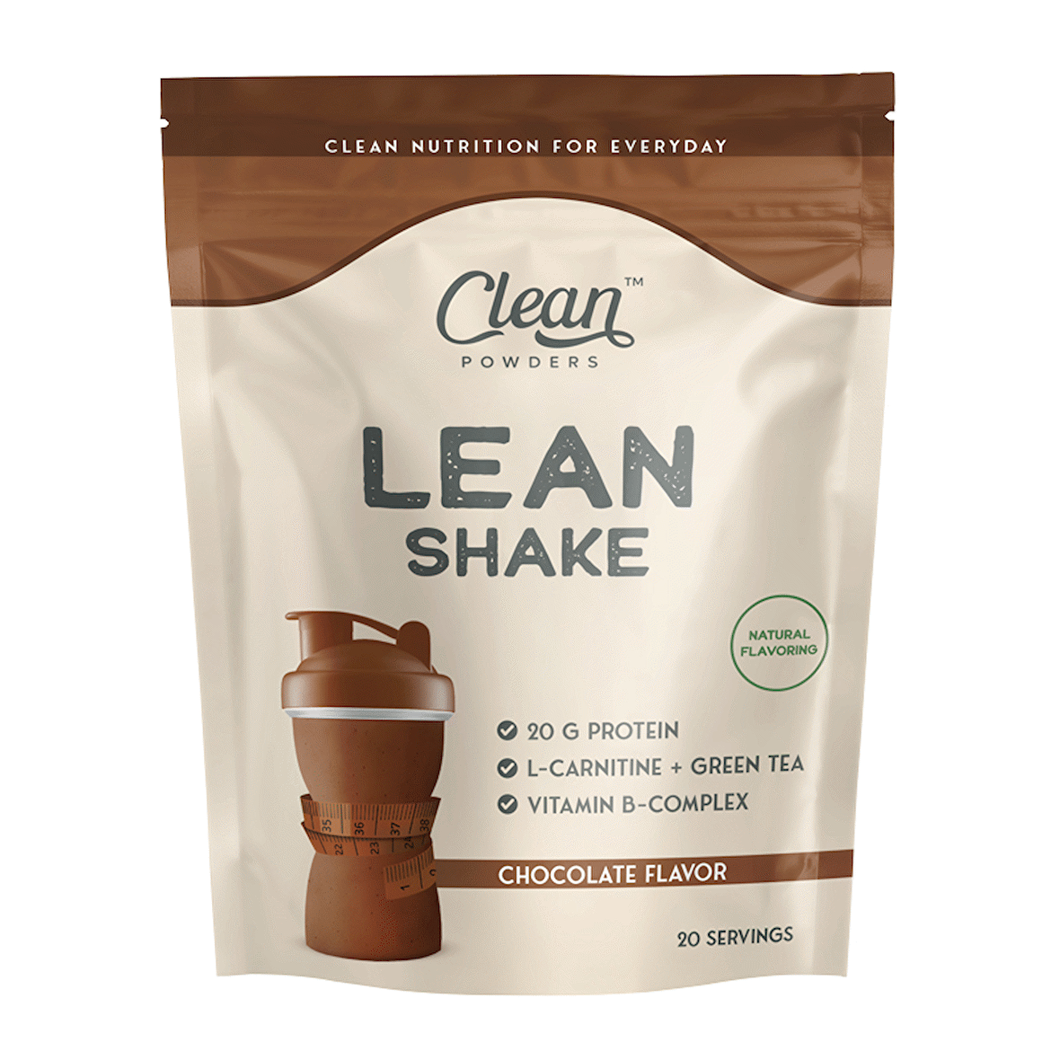 Clean Powders Lean Shake 600 Gr - ÇİKOLATA