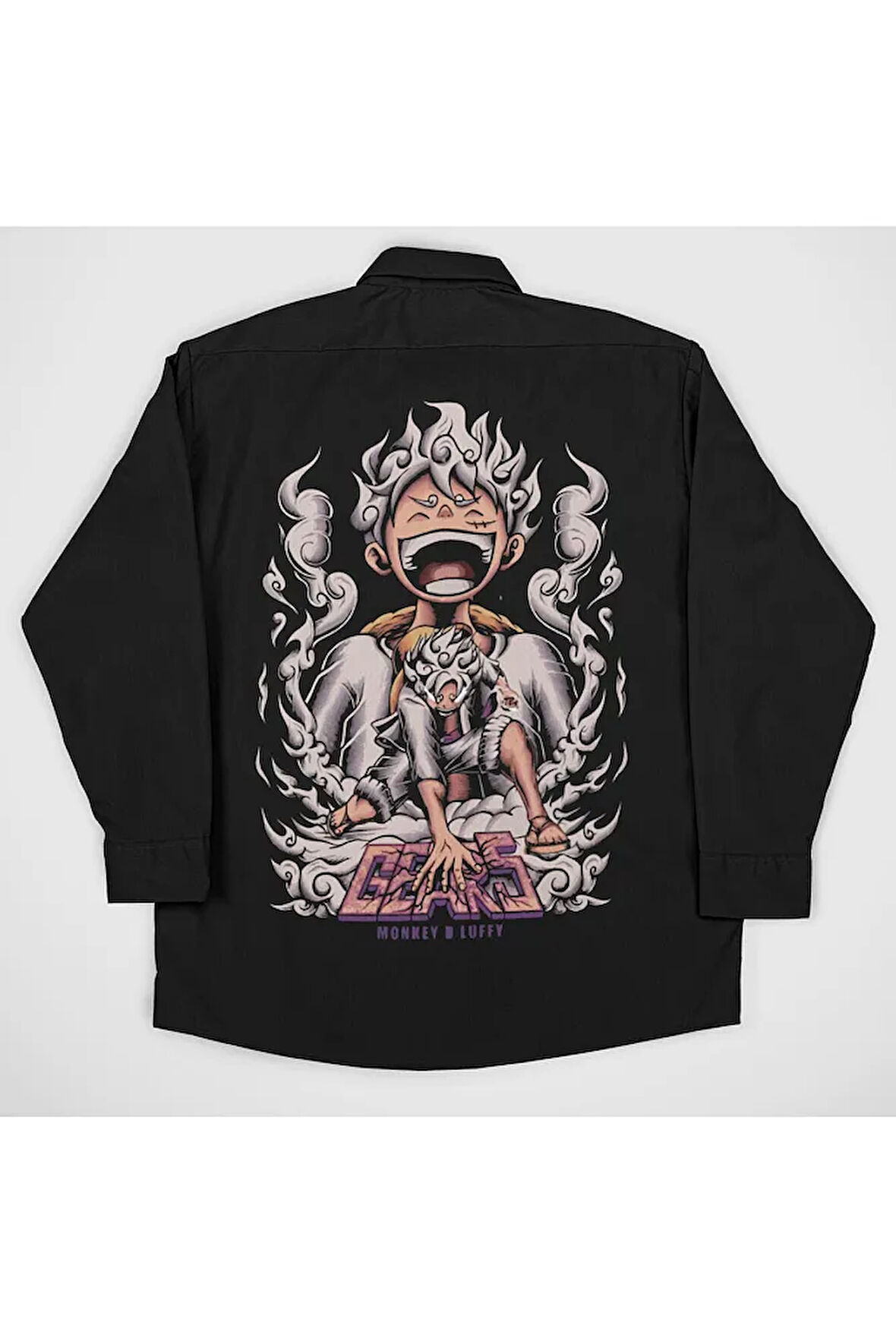 Monkey D. Luffy Gear 5 Baskılı Unisex Anime Karakter Gömlek