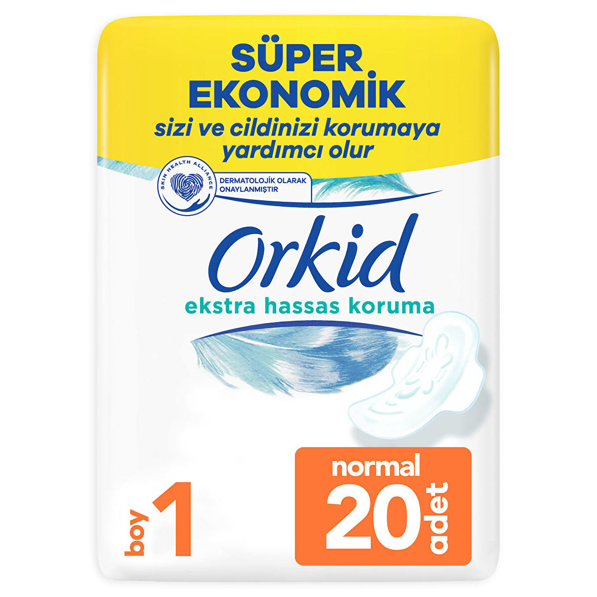 Orkid Extra Hassas Koruma Dörtlü Normal 20'li