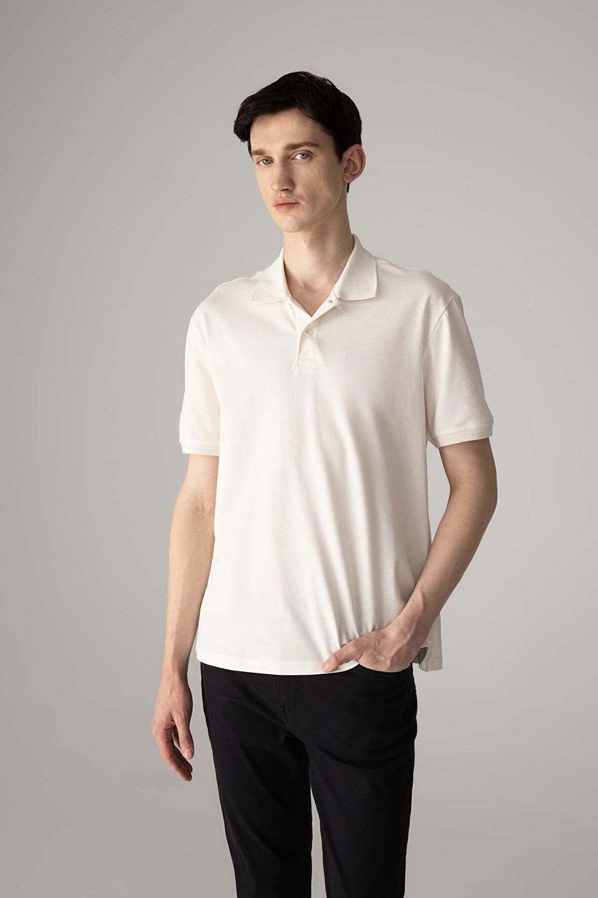 DeFacto Regular Fit Kısa Kollu Basic Düz Pike Kumaş Polo Tişört C1293AX24SPER98