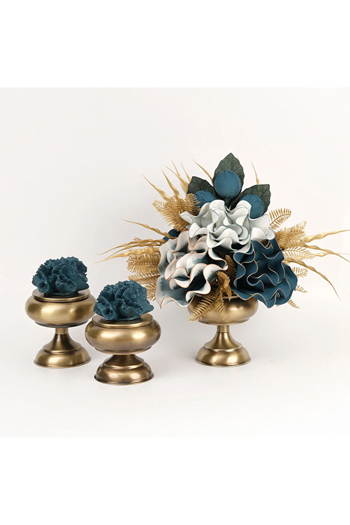 Yapay Çiçekli 3 Parça Set No:7