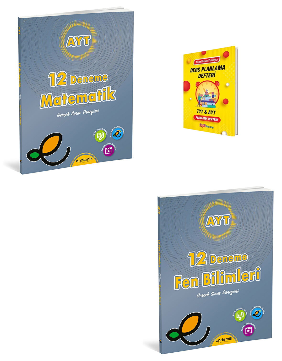 Endemik AYT Matematik ve Fen Bilimleri Denemeleri + Planlama Defteri