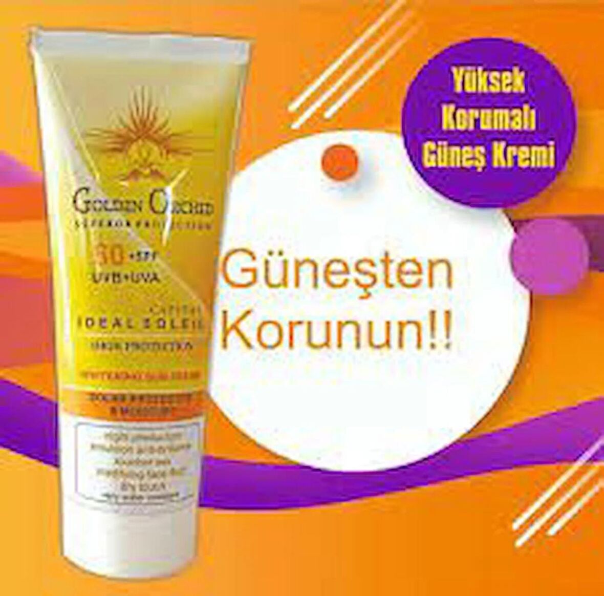 Golden Orchid Güneş Kremi Golden Orchıd 60spf