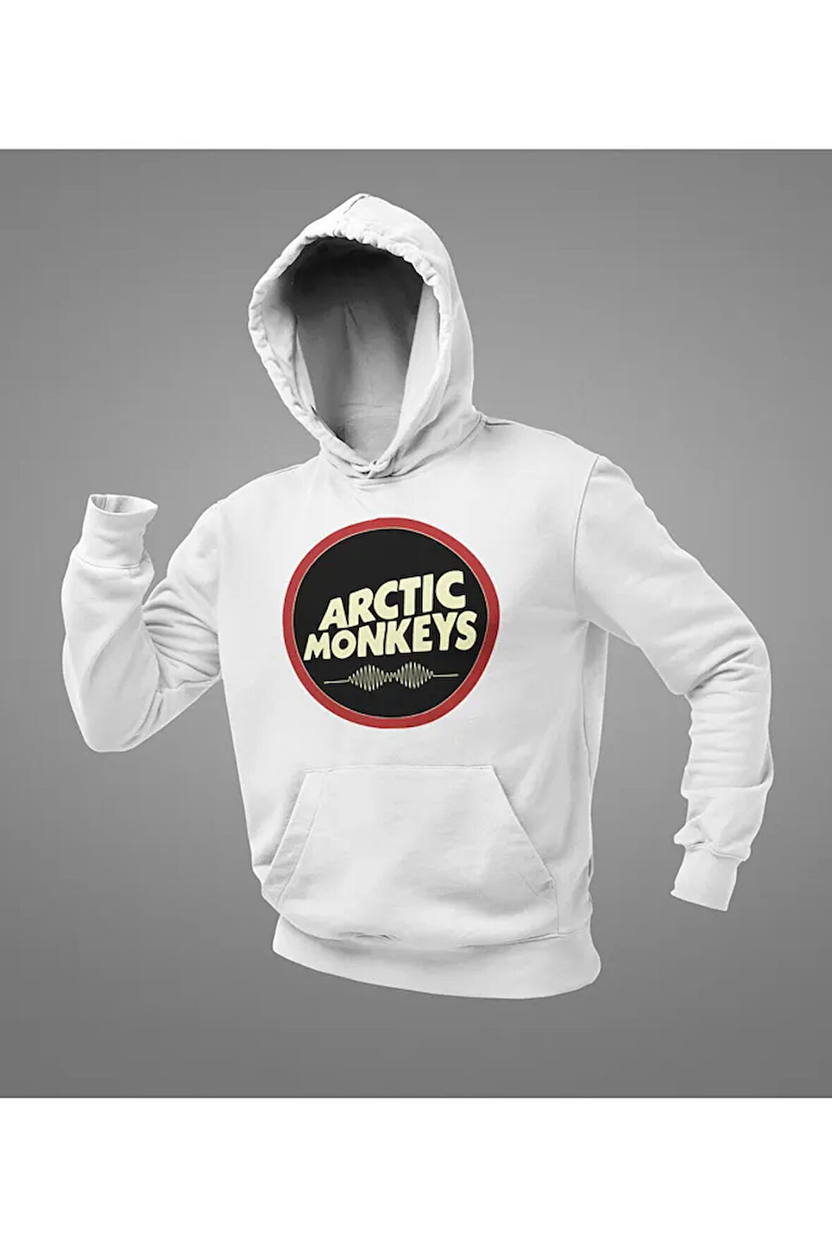 Arctic Monkeys Müzik Grubu Baskılı Unisex Oversize Hoodie